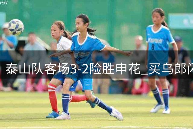 泰山队客场3-2险胜申花 买乌郎闪电破门后遭逆转 李小恒绝境救主